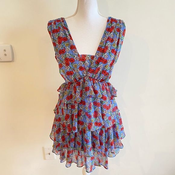 Disney Dresses & Skirts - Disney Alice Through The Looking Glass Flower Ruffle Dress